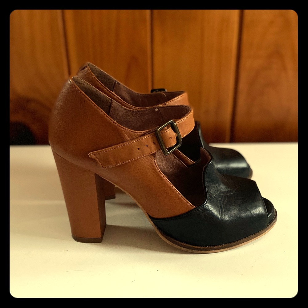 Schuler & Sons Colorblock Heels